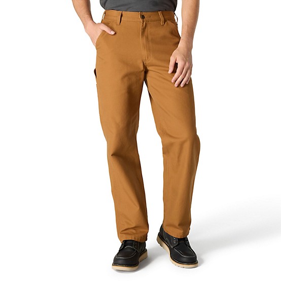 Carhartt Men's Loose Fit High-Rise Washed Duck Work Dungaree Pants