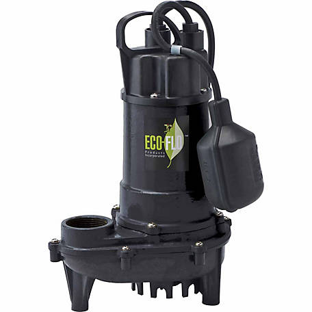 ECO-FLO Products Inc. 1/2 hp 115V Electric Cast Iron Sewage Pump