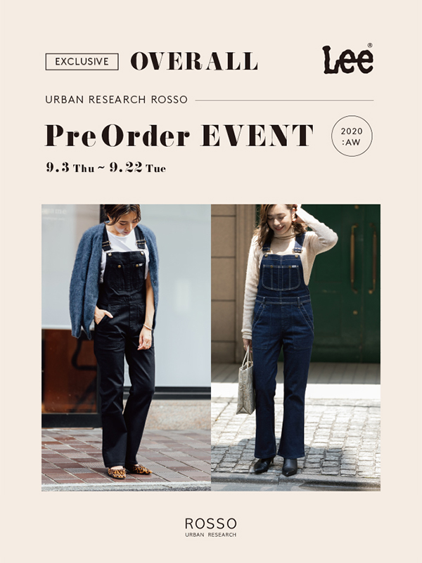 Lee×ROSSO 別注OVERALL Pre-Order EVENT – URBAN RESEARCH MEDIA