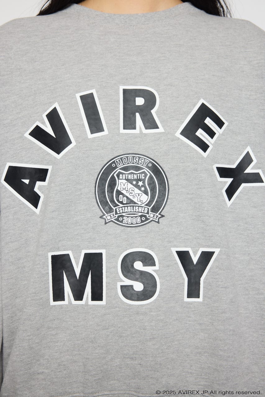 MOUSSY | AVIREX SWEAT プルオーバー (Tシャツ・カットソー(長袖