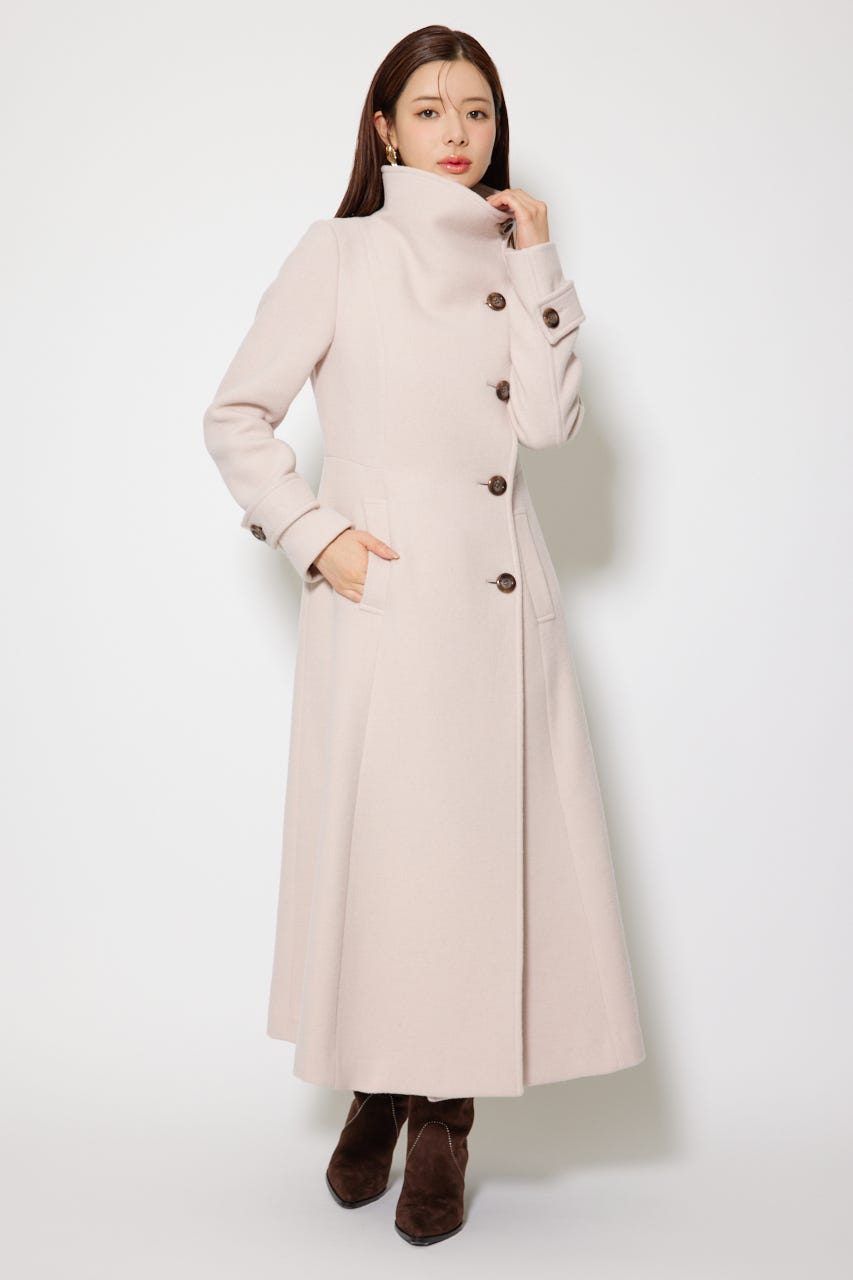 rienda | 25オーバーネックシンデレララインコート (コート ) |SHEL