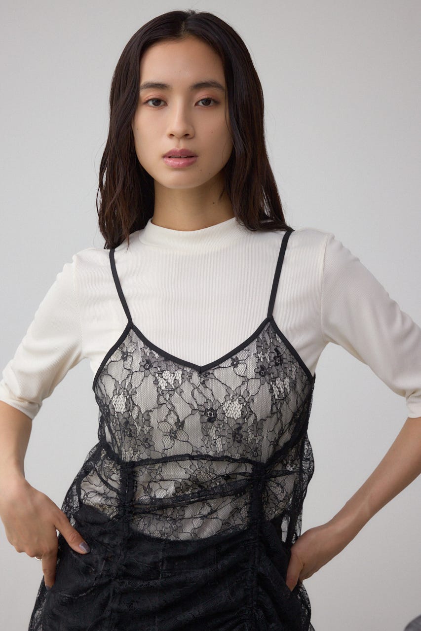 AZUL BY MOUSSY | インナーSET ドロストレースキャミソールトップス