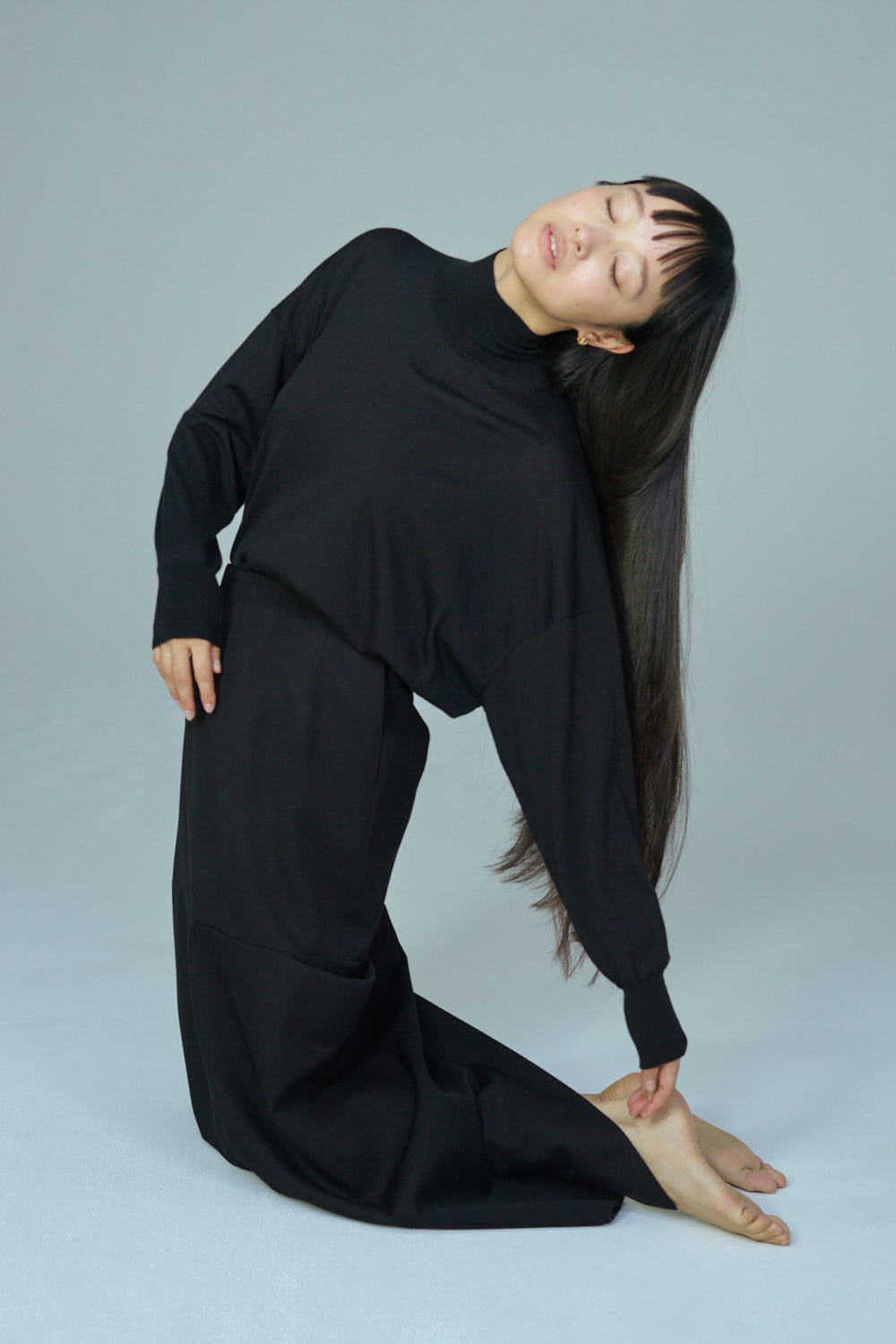 TURTLE-NECK BOX PULLOVER｜38｜BLK｜KNIT WEAR｜ENFÖLD OFFICIAL