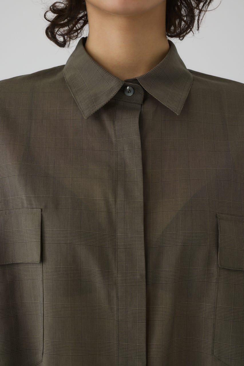 RIM.ARK | Oversized check pattern SH (SHIRTS & BLOUSES ) |RIM.ARK