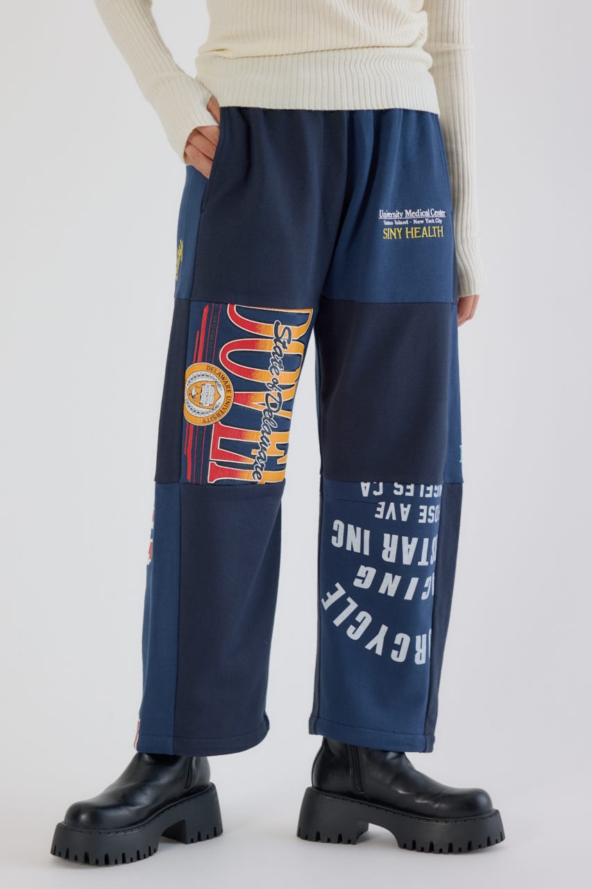 RODEO CROWNS WIDE BOWL | 【UNISEX】リメイクスウェットカーブパンツ