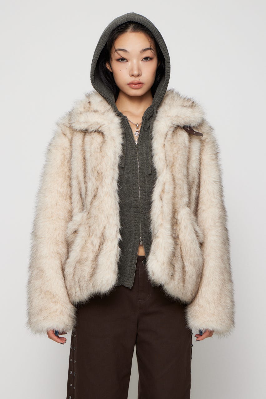 LAGUA GEM | POCKET POINT FAUX FUR コート (コート ) |SHEL'TTER WEBSTORE