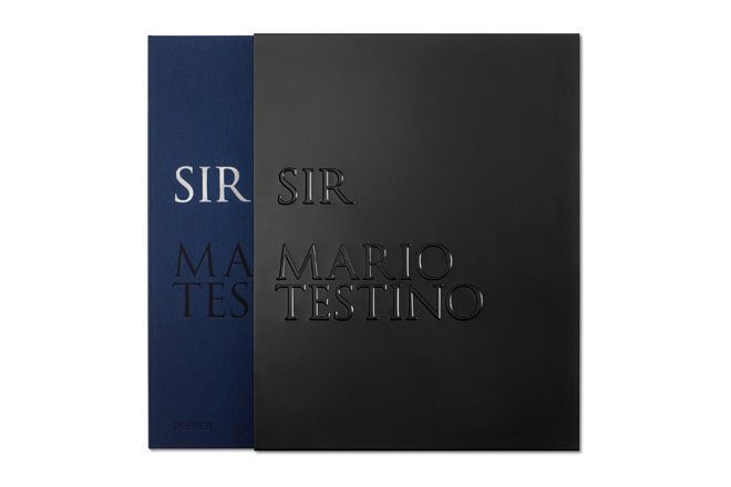 世界的フォトグラファー、マリオ・テスティーノが男性のポートレートに