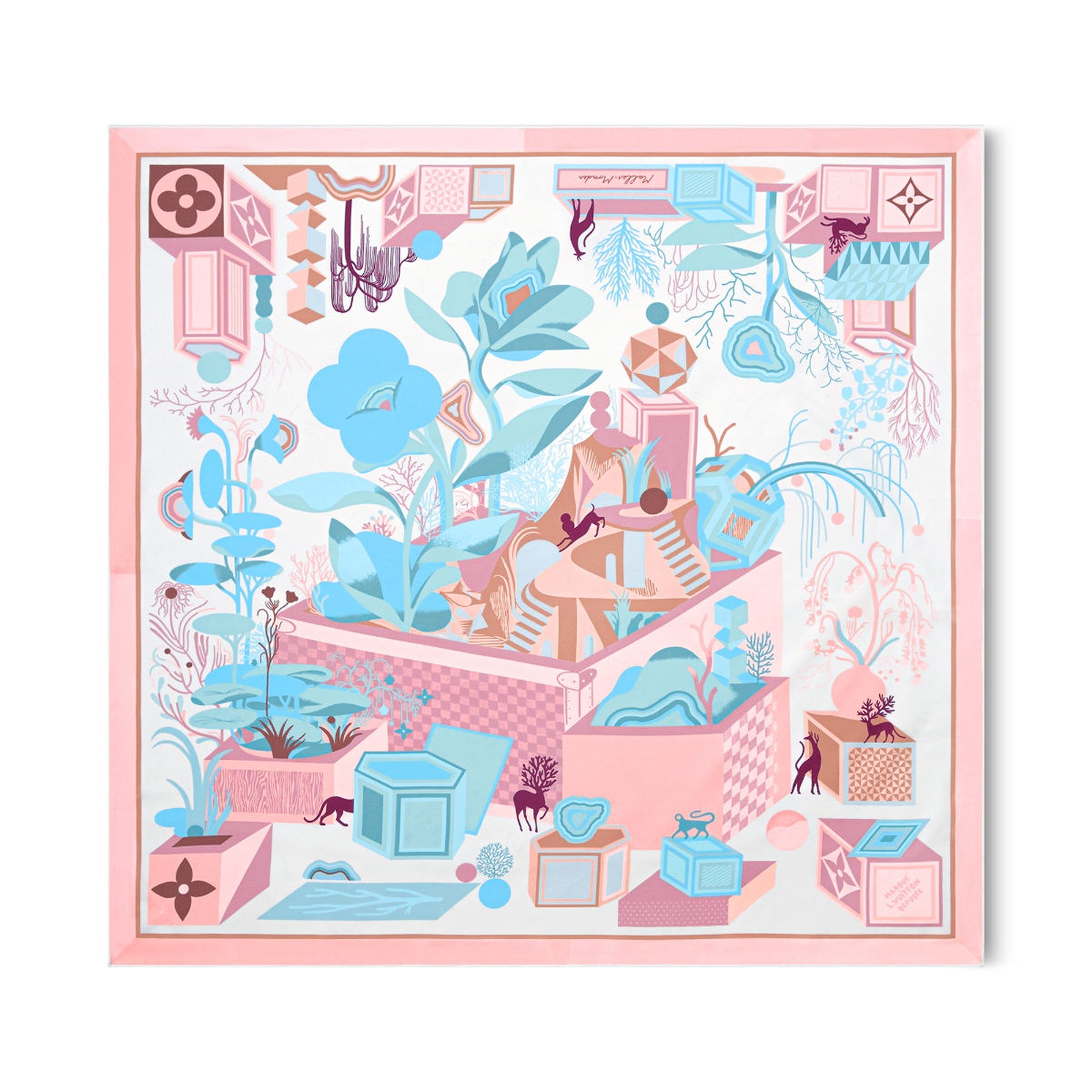 ルイ・ヴィトン、新作｢LV アート・シルク スクエア｣を発表。5人の著名