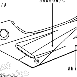 1994 Kawasaki NINJA ZX-6 (ZX600-E2) Decals (Green/White)(Zx600-E2