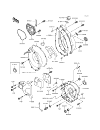 1995 Kawasaki NINJA ZX-7 (ZX750-L3) Engine Cover(S) | Babbitts