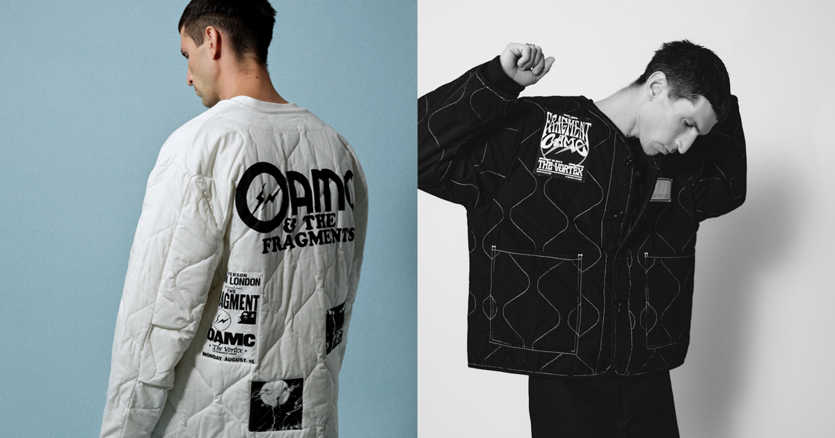 藤原ヒロシ「フラグメント」と「OAMC」コラボ再び 大胆なアートワーク