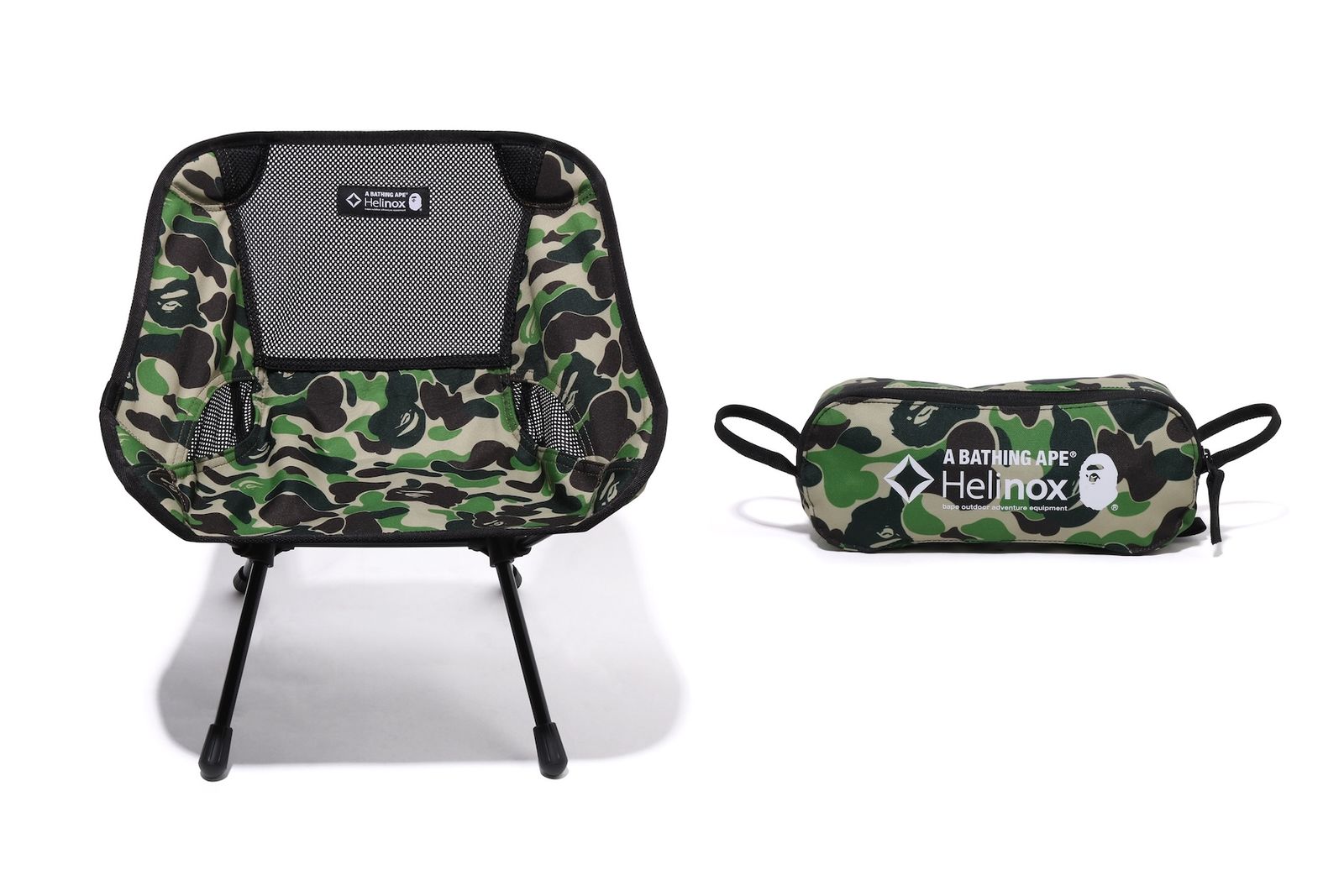 ア ベイシング エイプ®」が「ヘリノックス」とコラボ アウトドア
