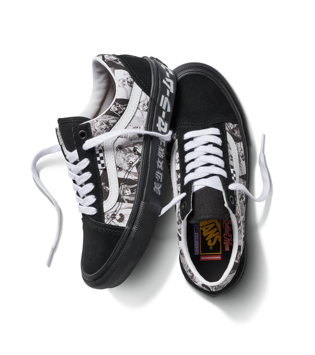 ヴァンズ」が「美少女戦士セーラームーン」とコラボ 代表的スニーカー