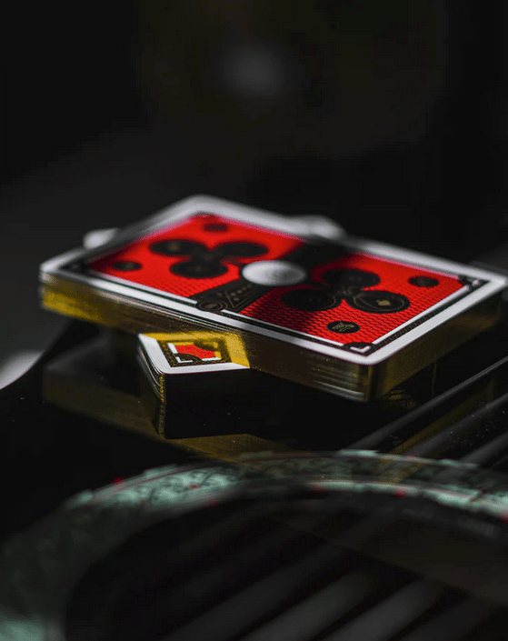Bacarat Casino Gold Gilded Playing Cards by Gemini | X-Decks