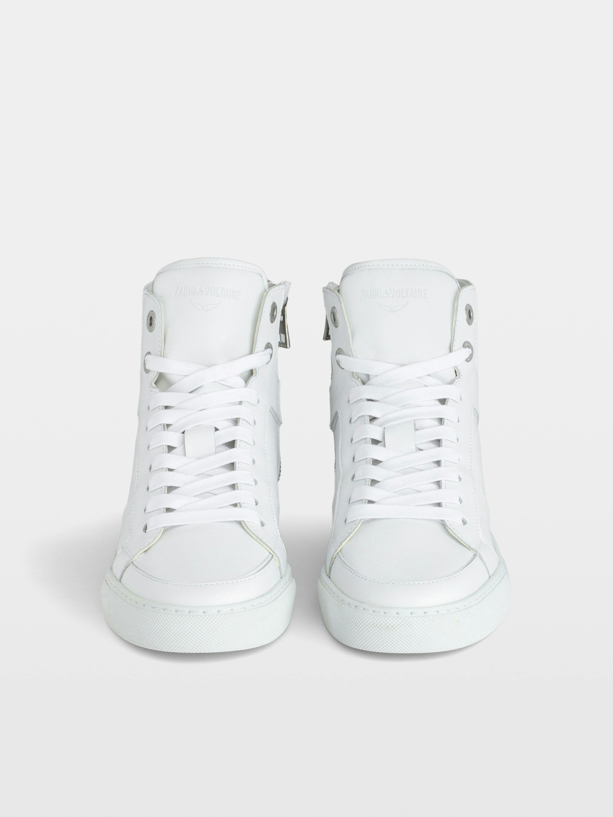ZV1747 High Flash Women's White High Top Sneakers | Zadig&Voltaire