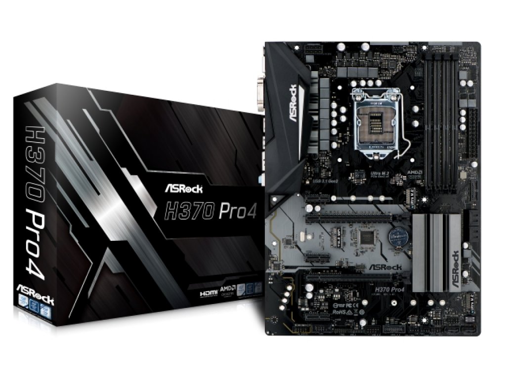ASRock H370 Pro4 インテル 300シリーズ LGA1151対応 intel H370チップ