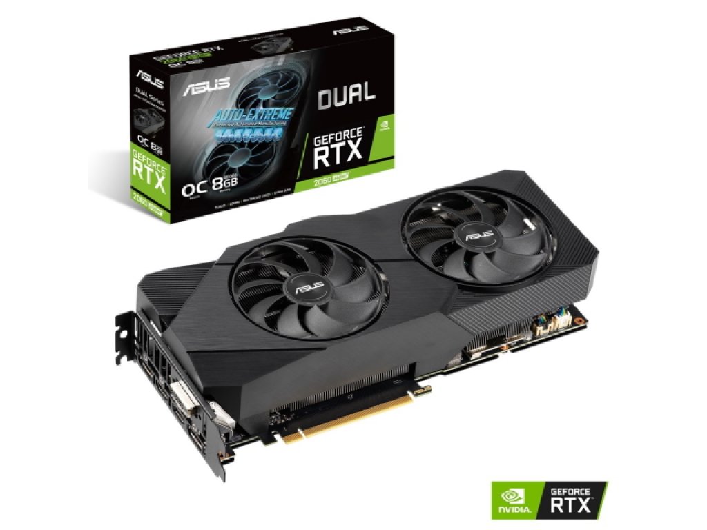 ASUS、デュアルファン搭載GeForce RTX 2060 SUPER搭載「DUAL-RTX2060S