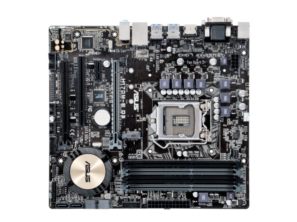 ASUS H170M-E D3 インテル 100シリーズ LGA1151対応 intel H170チップ