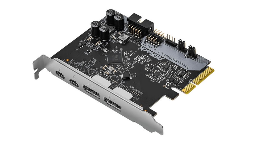 ASRockのThunderbolt 4拡張PCI-Eカード「Thunderbolt 4 AIC R2.0