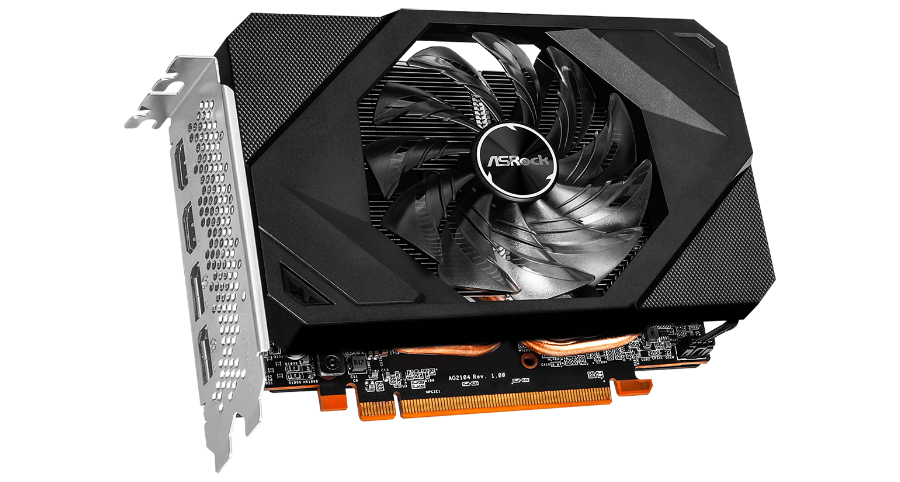 ASRockから長さ179mmの省スペースタイプでシングルファン搭載のRadeon