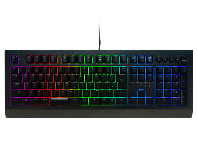 Razer Cynosa V2 JP Cynosa 静かでクッション性に優れたキーストローク