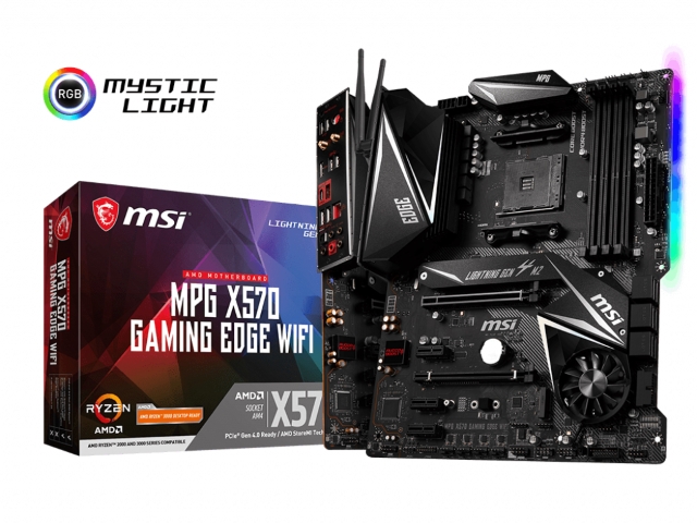 MSI MPG X570 GAMING EDGE WIFI AMD 500シリーズ Socket AM4対応 AMD