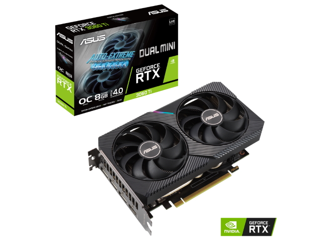 ASUS DUAL-RTX3060TI-O8G-MINI-V2 ASUS DUAL シリーズ GEFORCE RTX