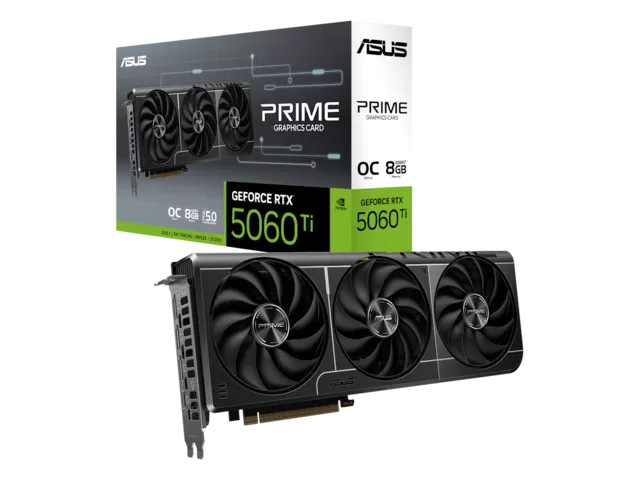 ASUS PRIME GeForce RTX 5060 Ti 8GB GDDR7 OC Edition PRIME GEFORCE
