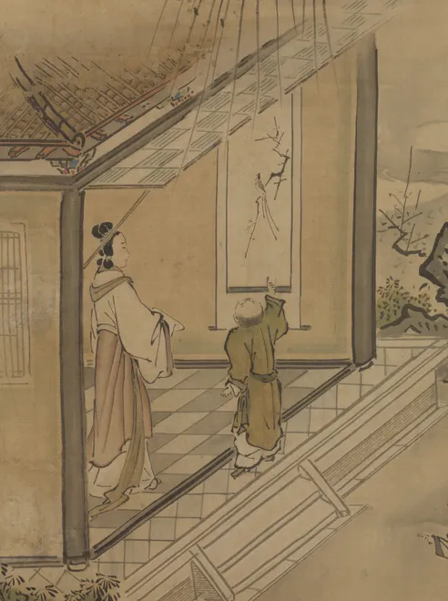 Four Accomplishments (Kinkishoga 琴棋書画図)