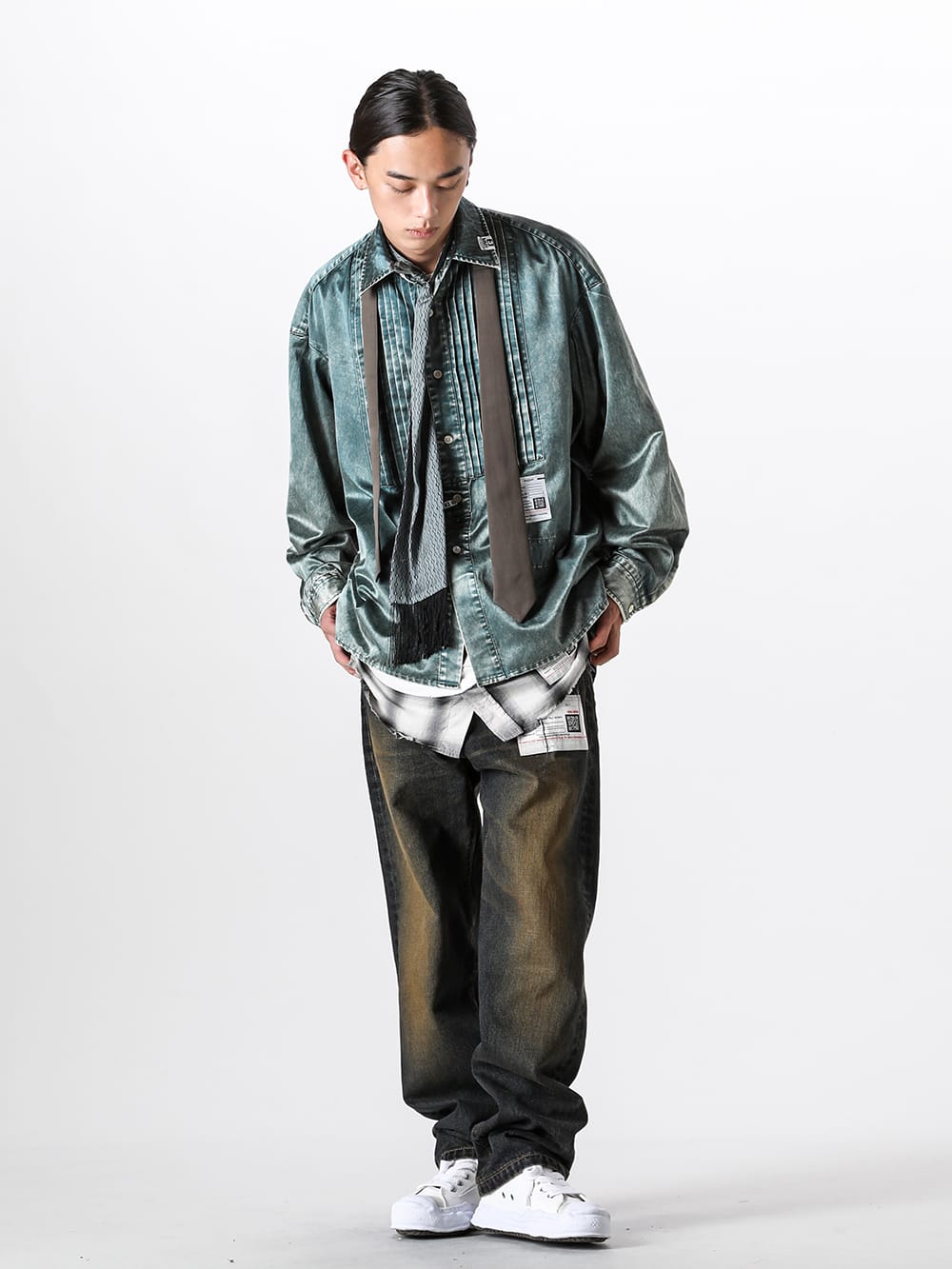 Maison MIHARA YASUHIRO 24-25AW ドッキングシャツスタイリング -FASCINATE