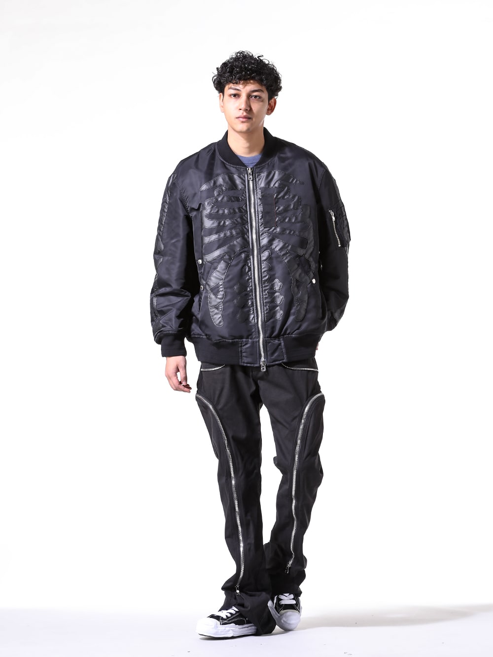 TAKAHIROMIYASHITATheSoloist 2024-25AW ボーンパッチMA-1ジャケット