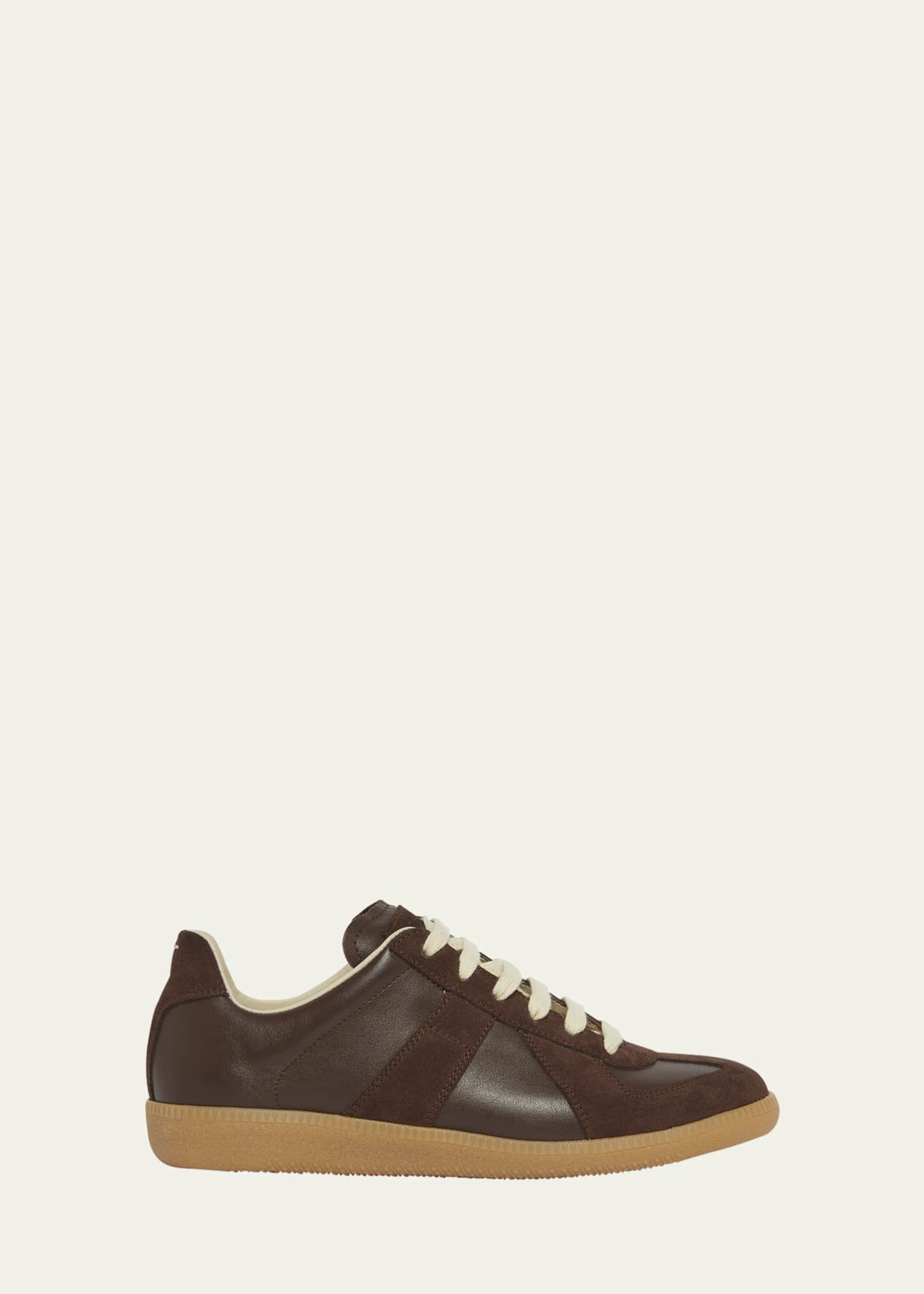 Maison Margiela Replica Suede & Leather Sneakers - Bergdorf Goodman