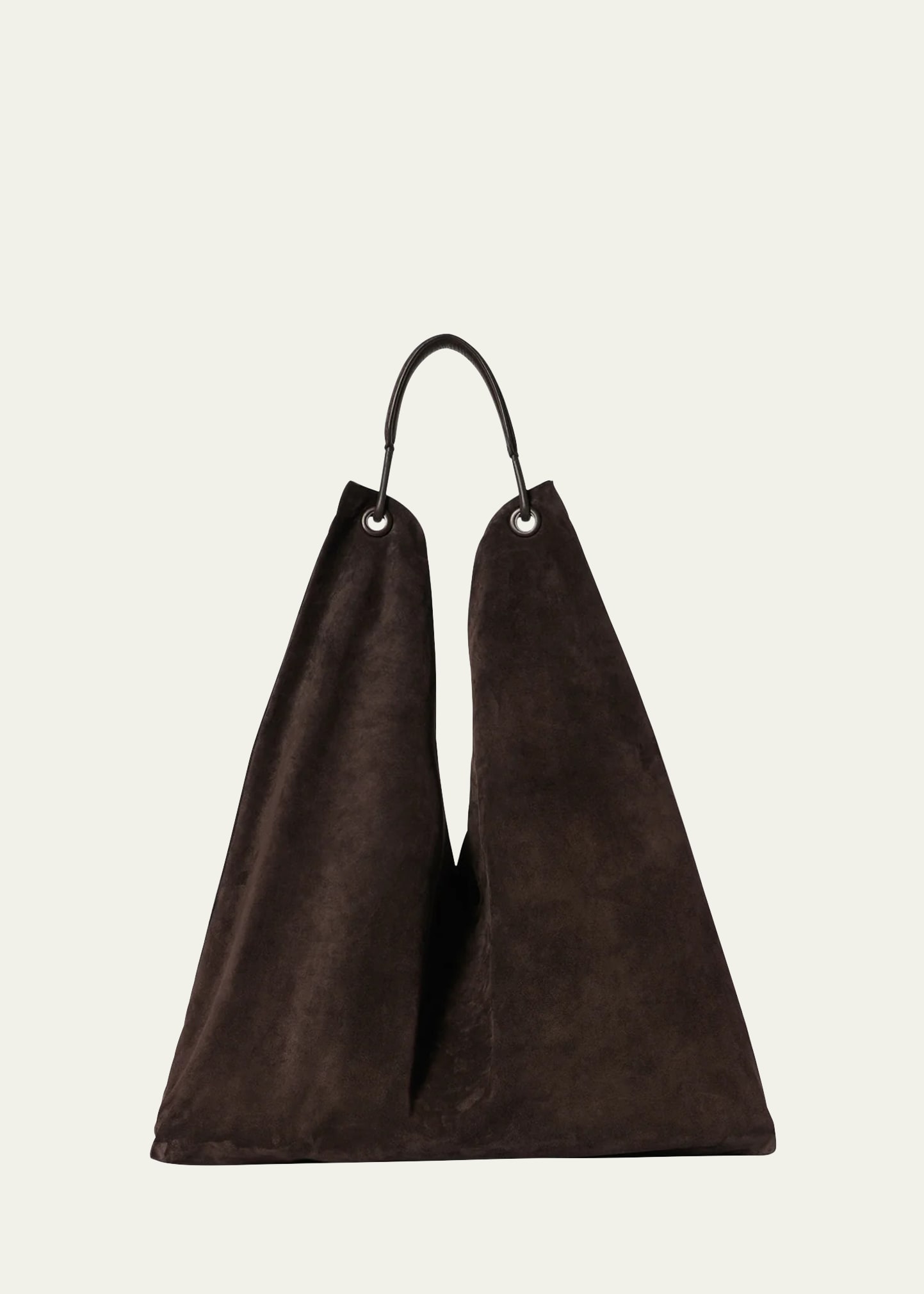 THE ROW Bindle Hobo Bag in Plush Suede - Bergdorf Goodman