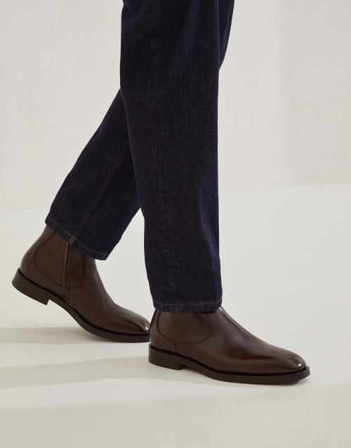 メンズ レザーブーツ | Brunello Cucinelli