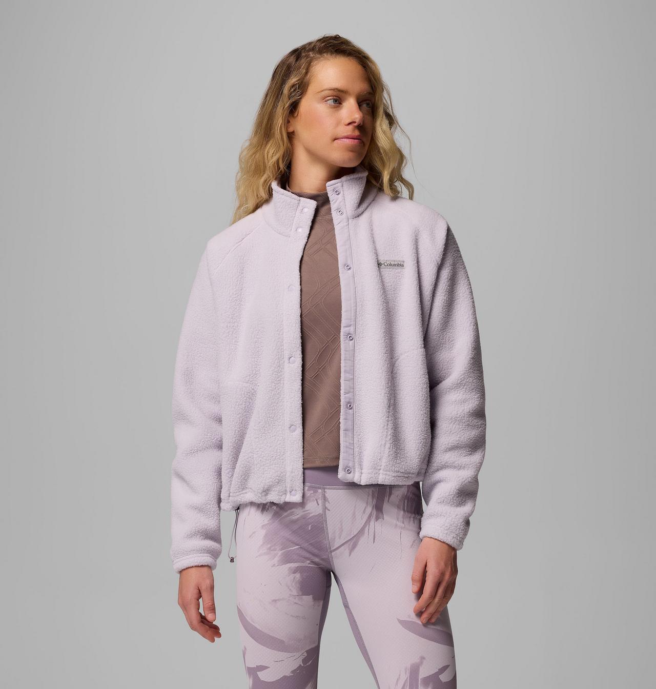 Women's Jasper Ridge Pebbled Fleece Full Snap | Columbia