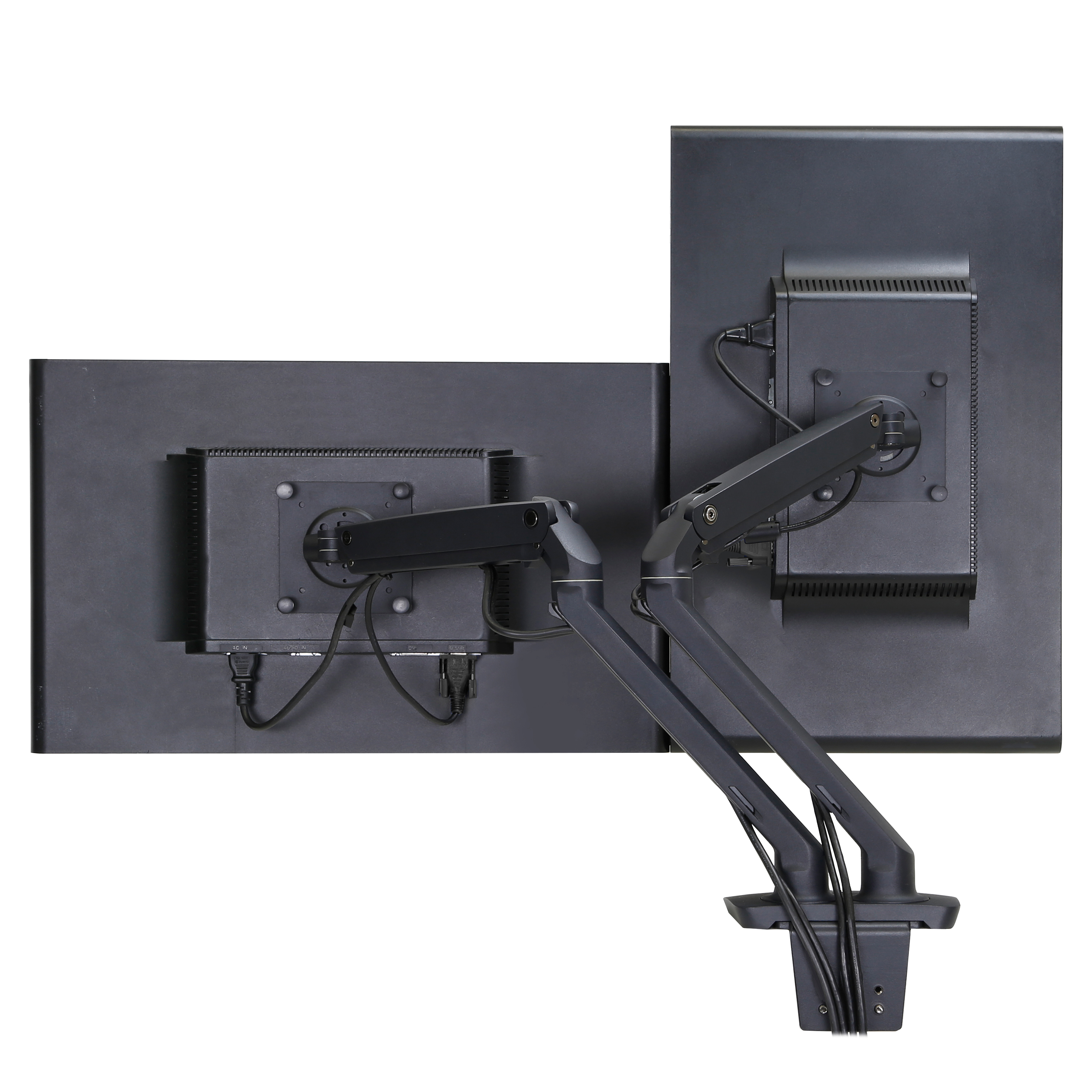 MXV デスクマウントデュアルモニターアーム | Ergotron