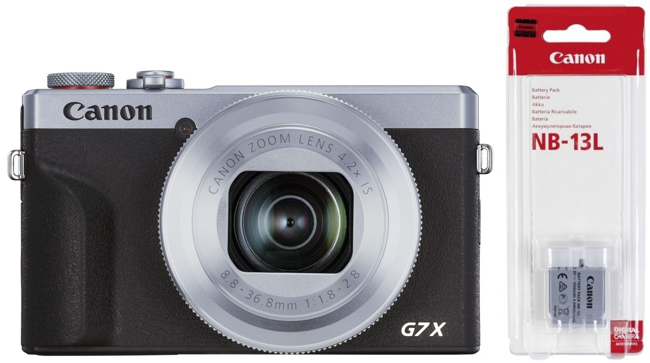 Canon PowerShot G7X III silver Battery Kit - Foto Erhardt
