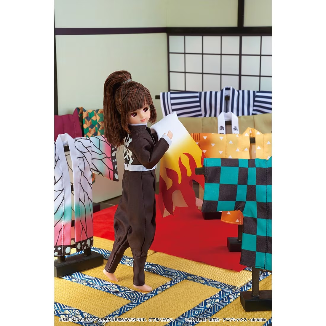 リカちゃんx鬼滅の刃コラボ第2弾】胡蝶しのぶなど7種の羽織が付属の