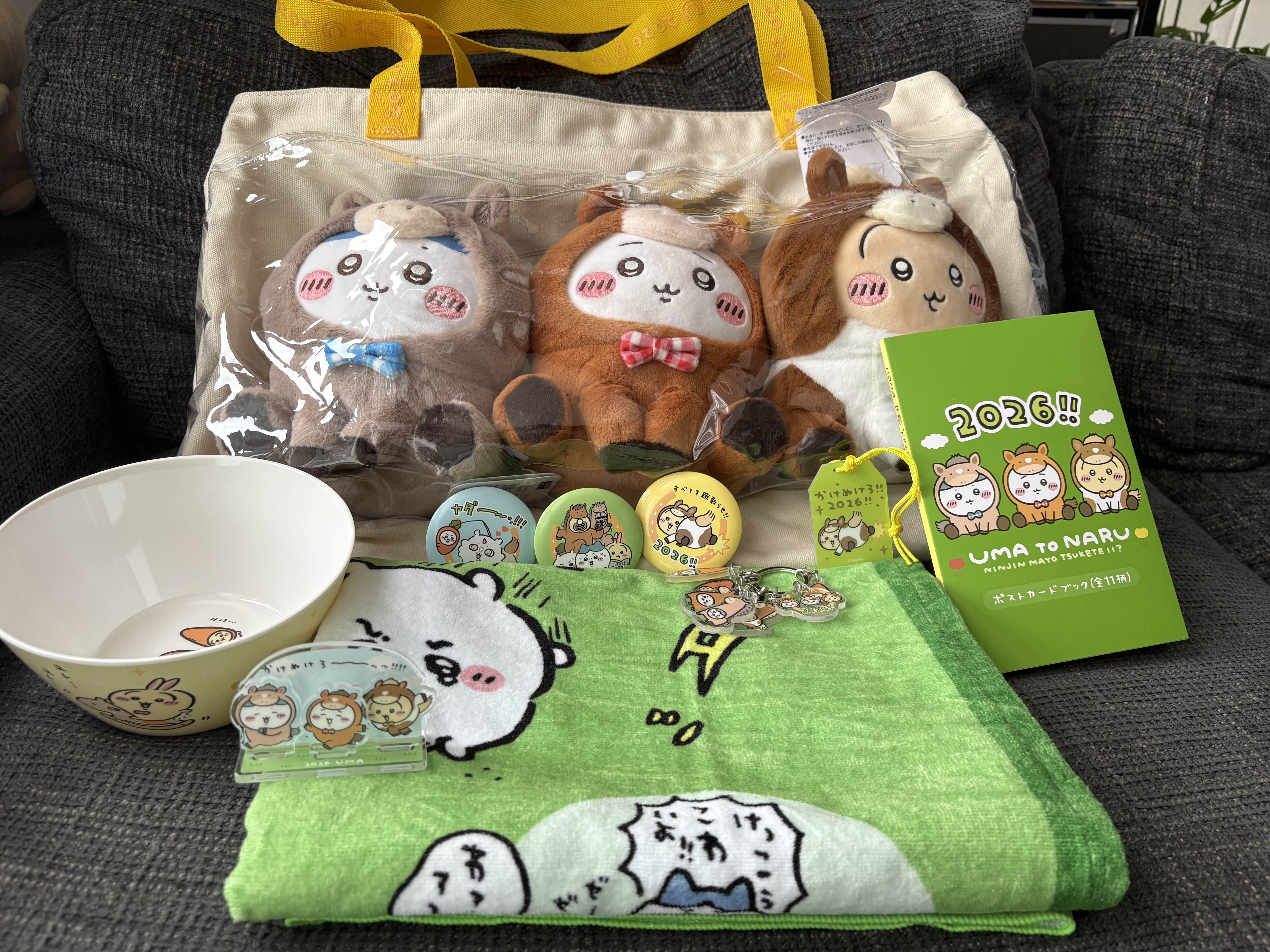 ちいかわ福袋2026開封レビュー！推し活バッグの完成度が想像以上だった