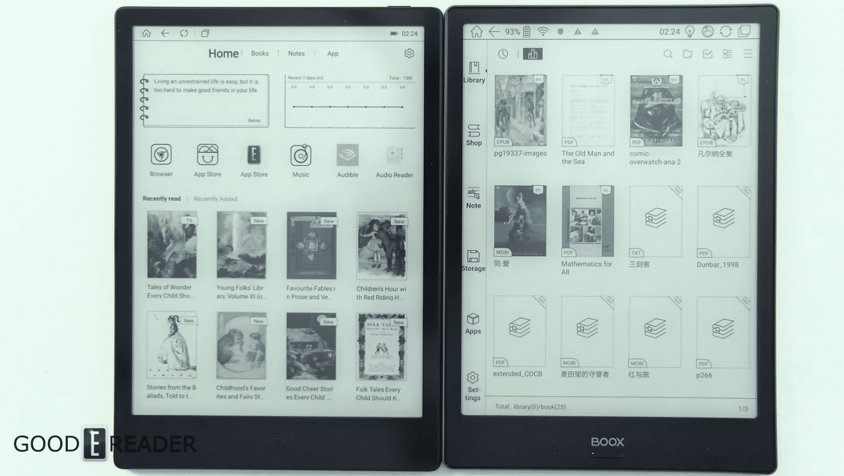 Boyue Likebook Alita vs Onyx Boox Note Pro - Good e-Reader