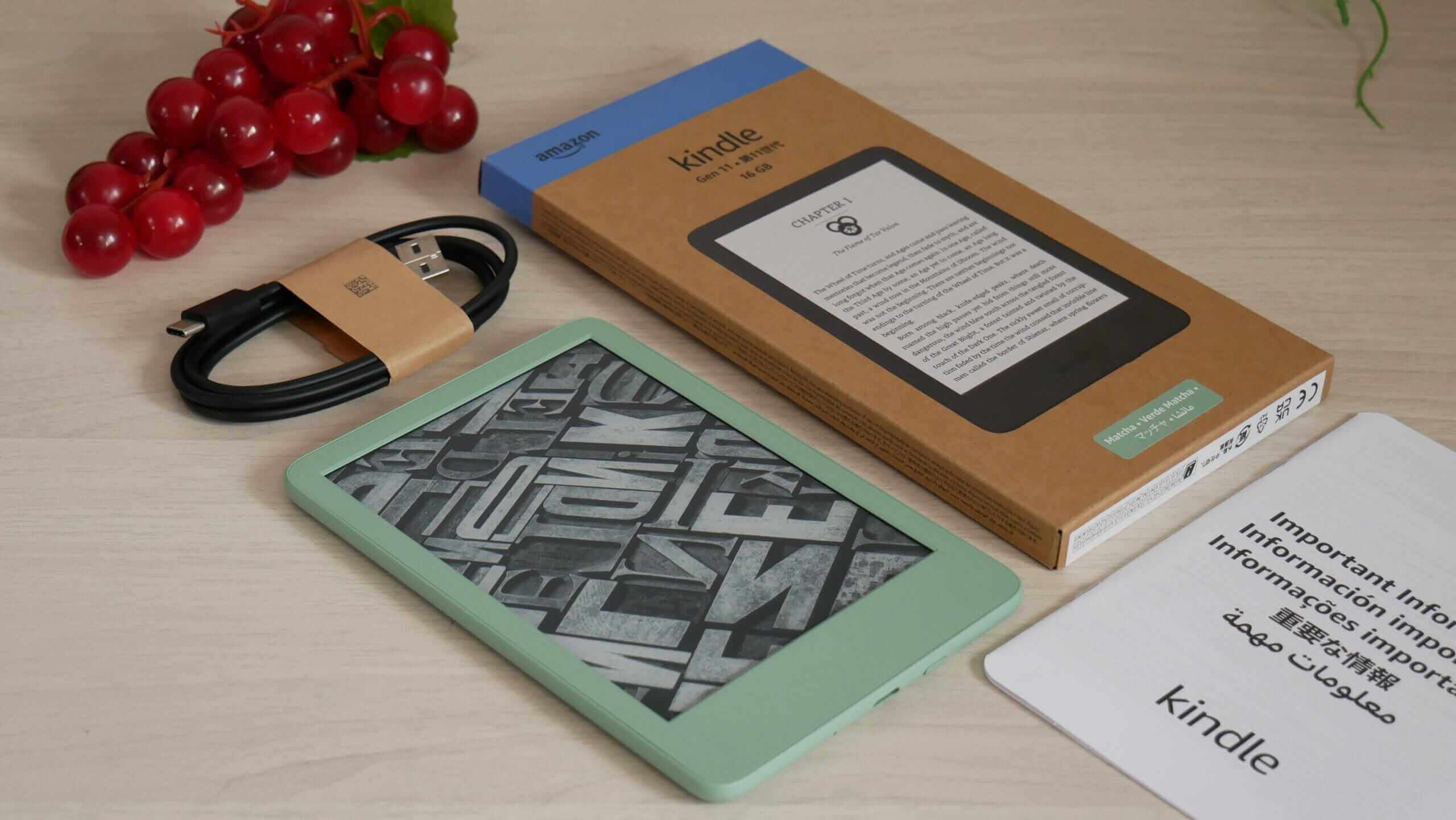 First Look at the Amazon Kindle in Matcha Green - Good e-Reader