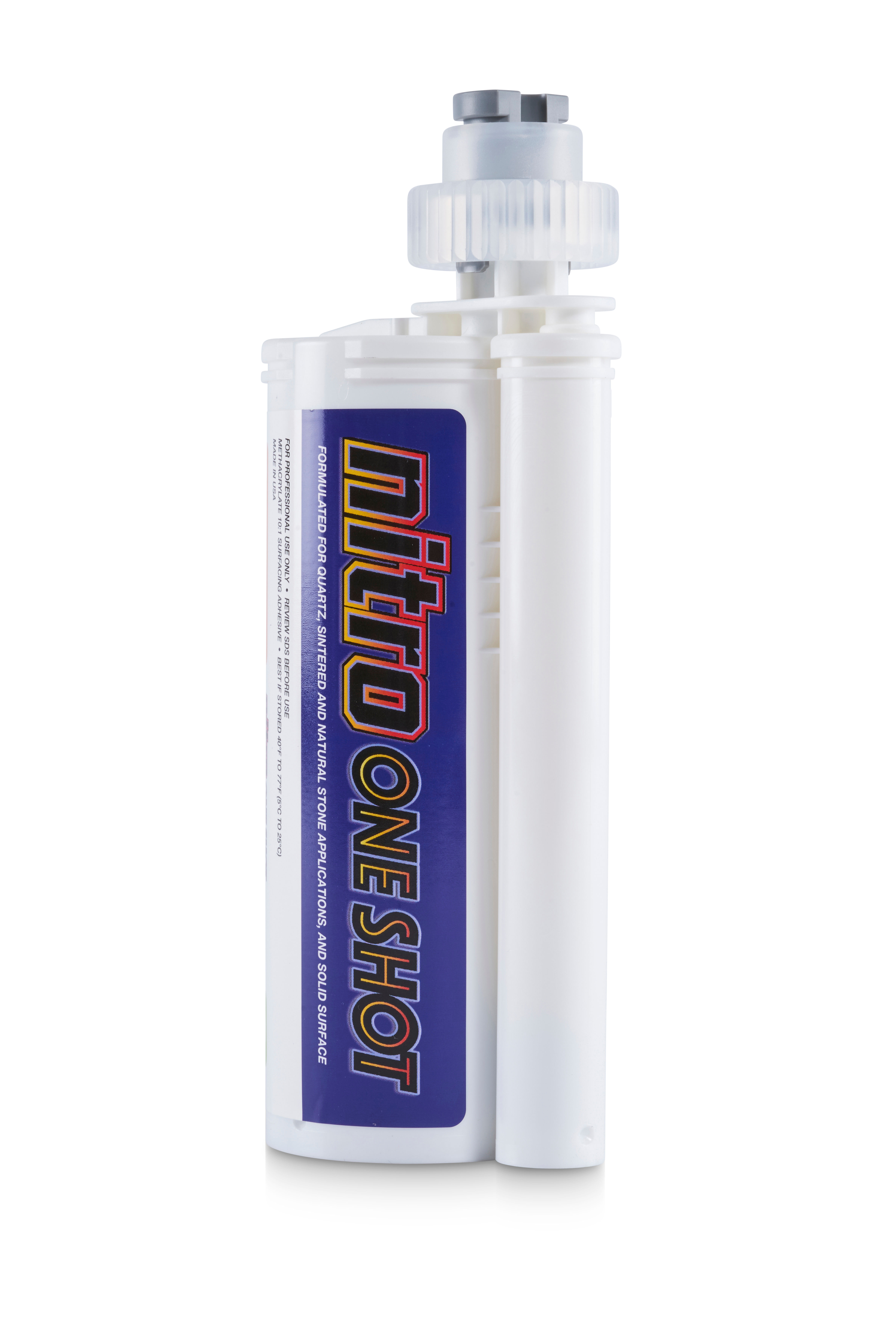 Nitro One Shot Adhesive 250 ml 999 Crystal Clear with 2 Tips