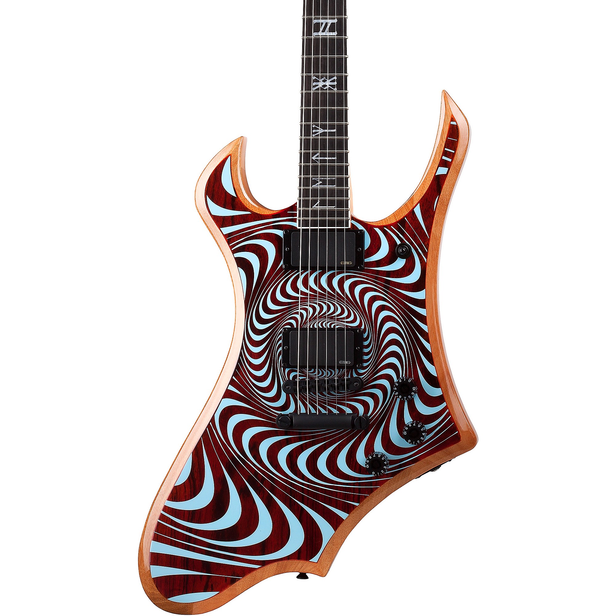 Wylde Audio Goreghen Electric Guitar Cocobolo Psychic Bullseye