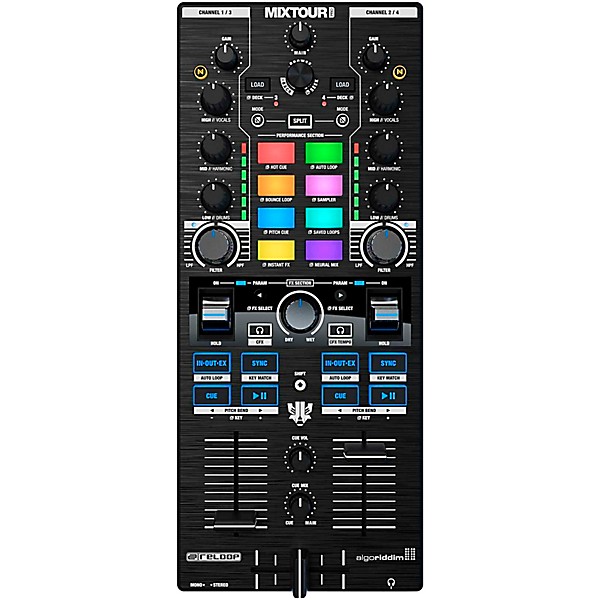 Reloop Reloop Mixtour Pro Portable 4-Deck DJ Controller | Guitar