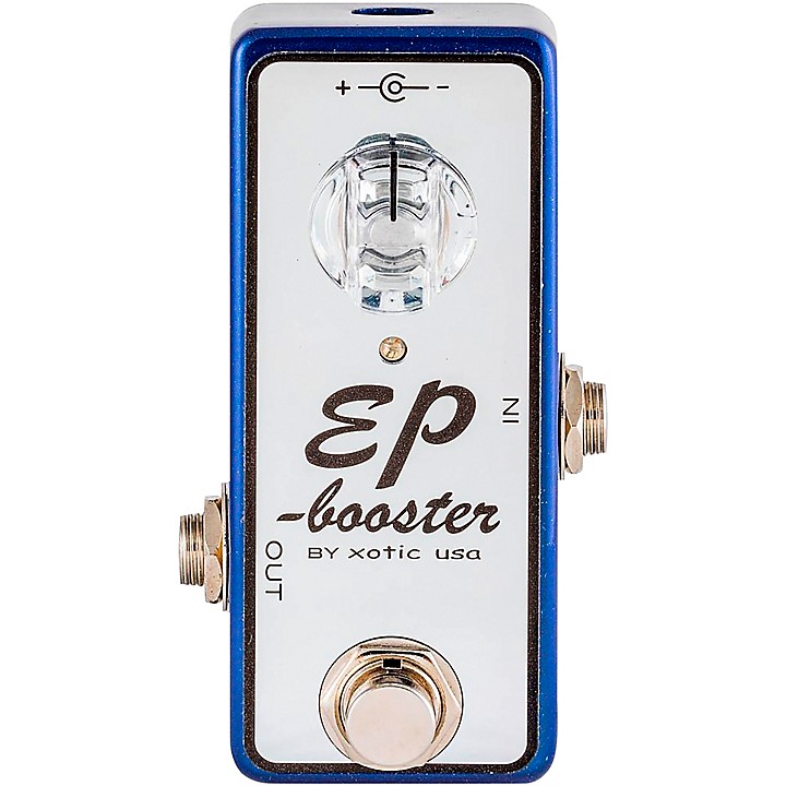 Xotic EP Booster Blue Limited Effects Pedal Metallic Blue | Guitar