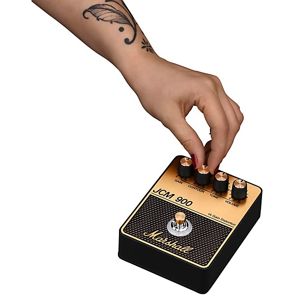 Marshall JCM900 Hi Gain Distortion Effects Pedal - Gold