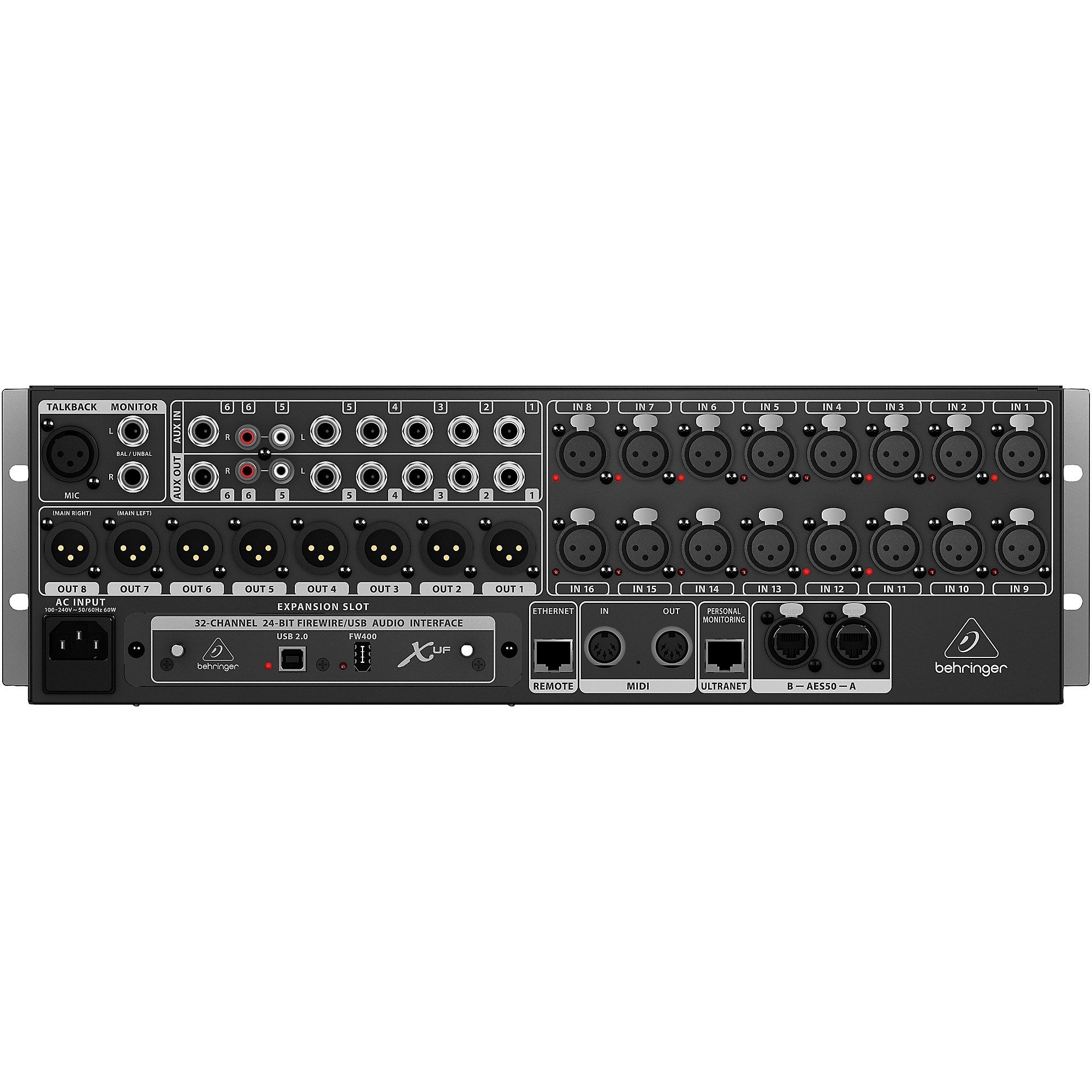 Open Box Behringer X32 Rack 40-Channel Digital Rack Mixer | Guitar