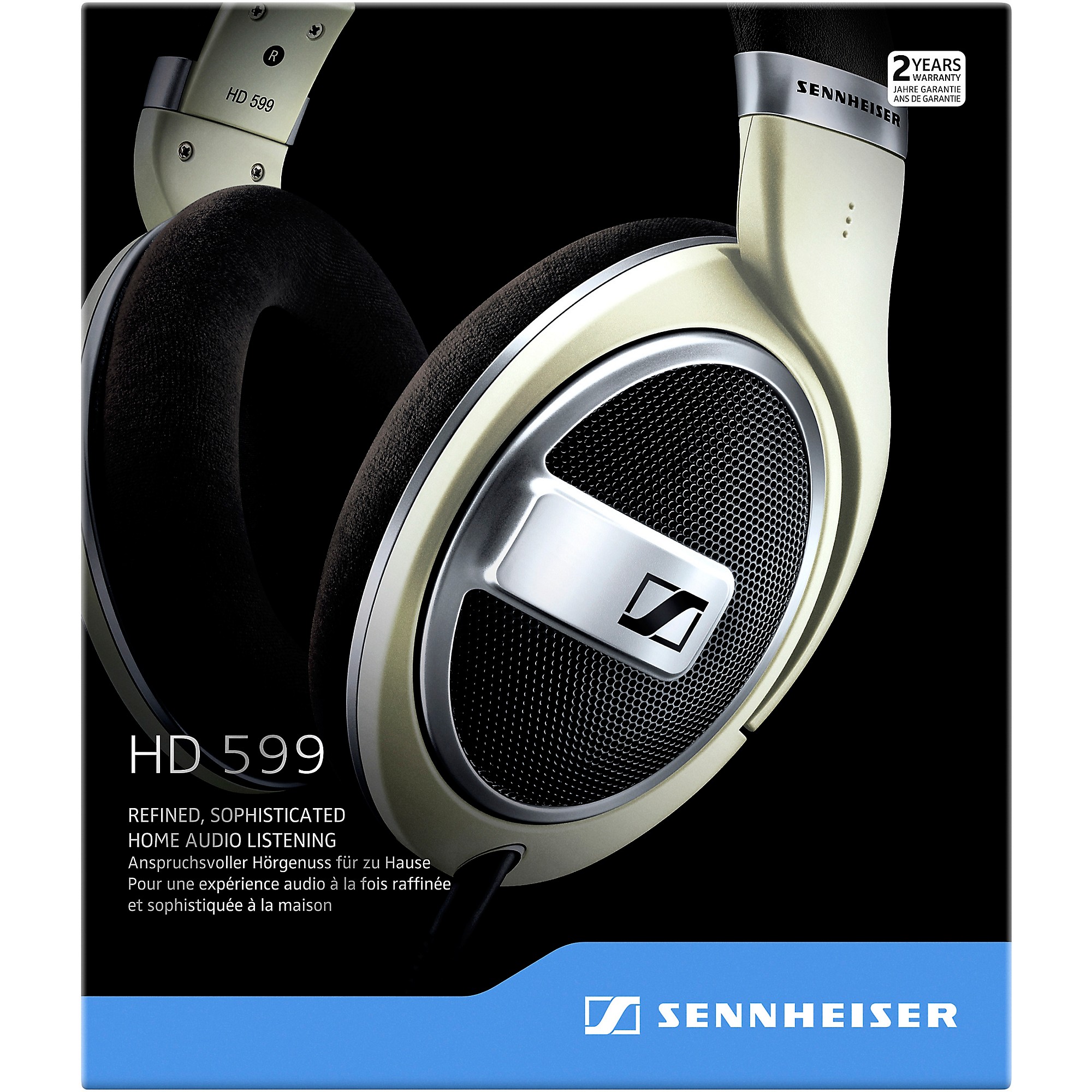 Sennheiser HD 599 Open-Back Headphones Matte Ivory | Guitar Center