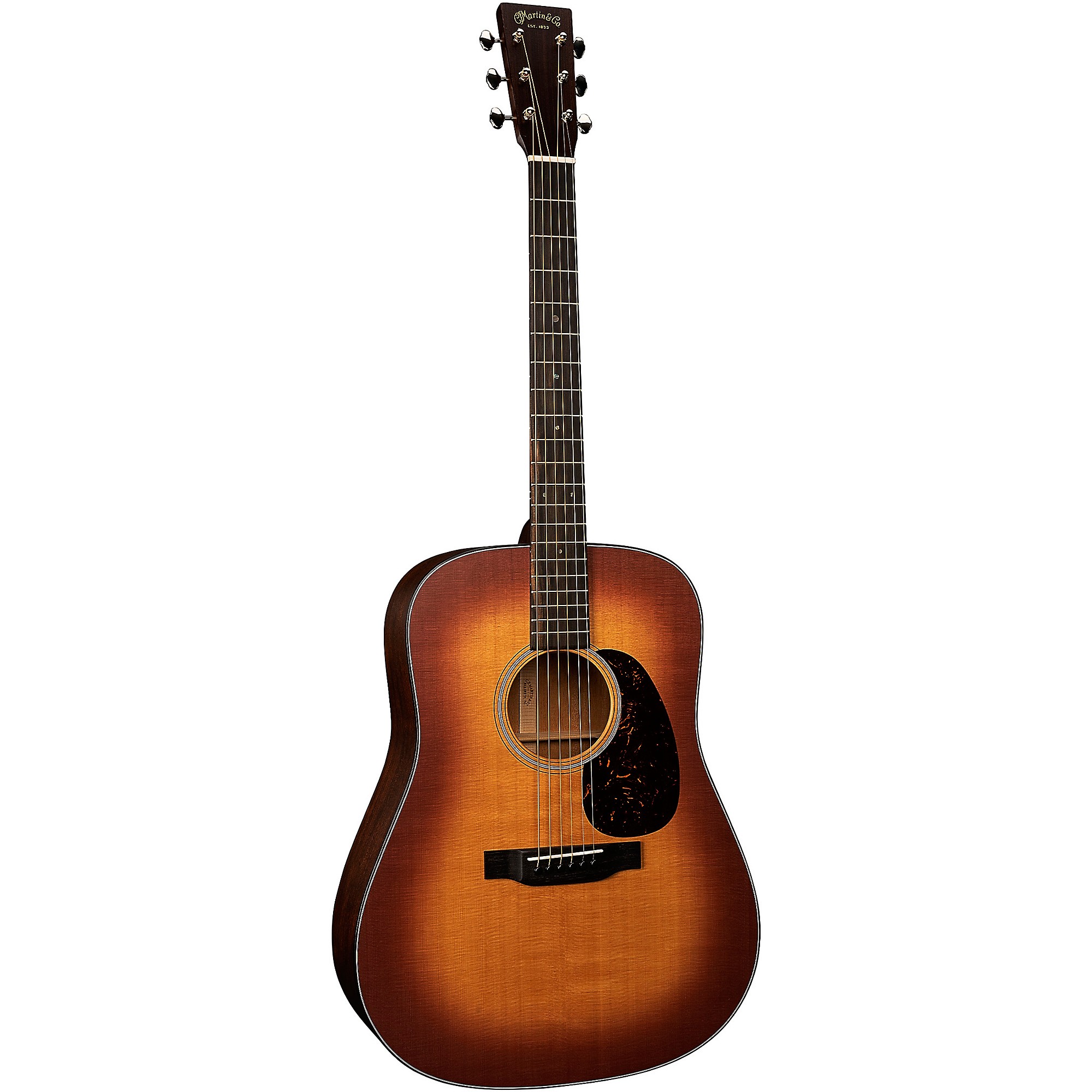 Platinum Martin 2024 D-18 Satin Acoustic Guitar Amber Burst