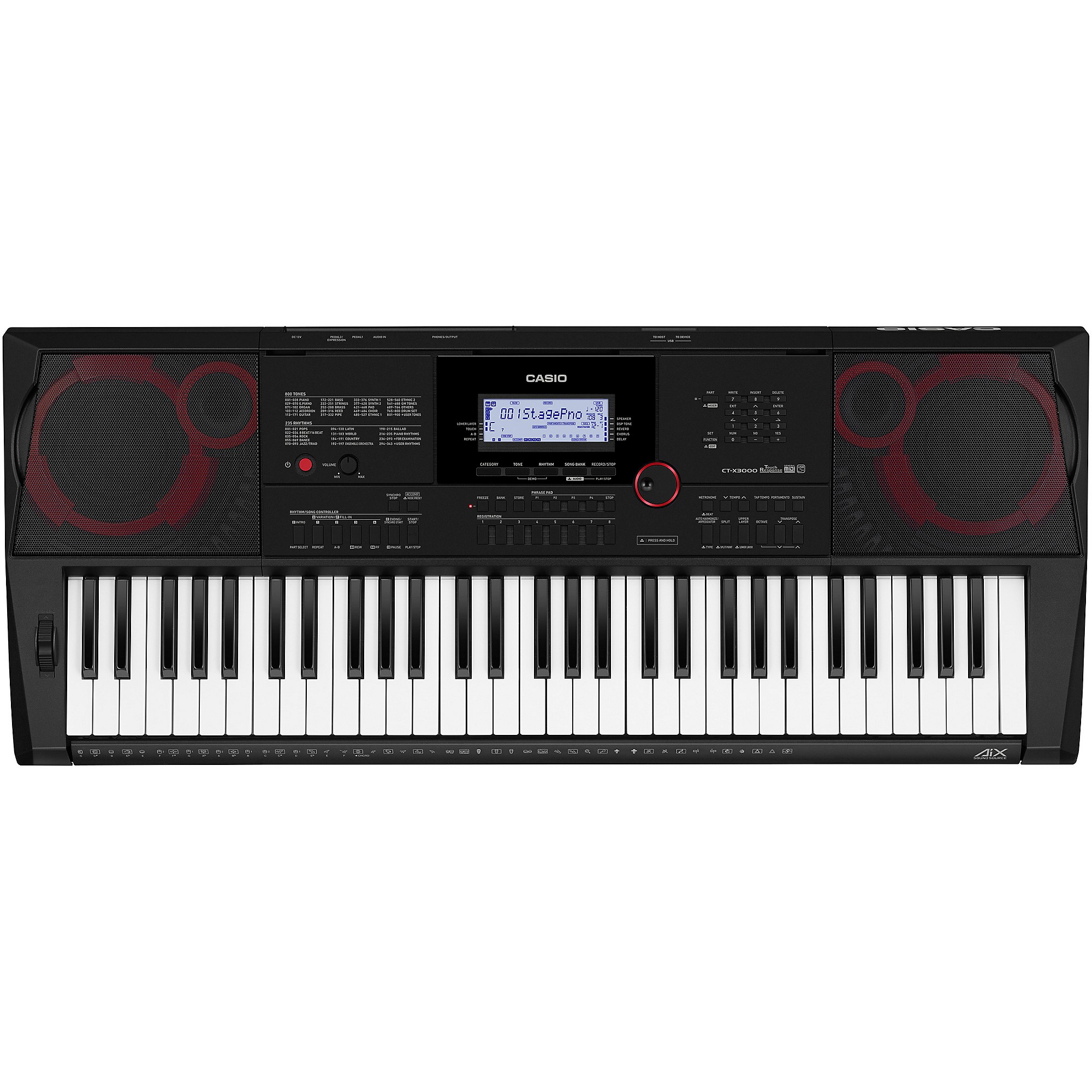 Casio CT-X3000 61-Key Portable Keyboard | Guitar Center
